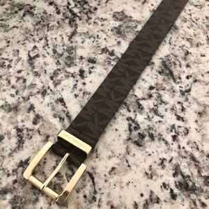 Michael kors Monogram Gold Buckle